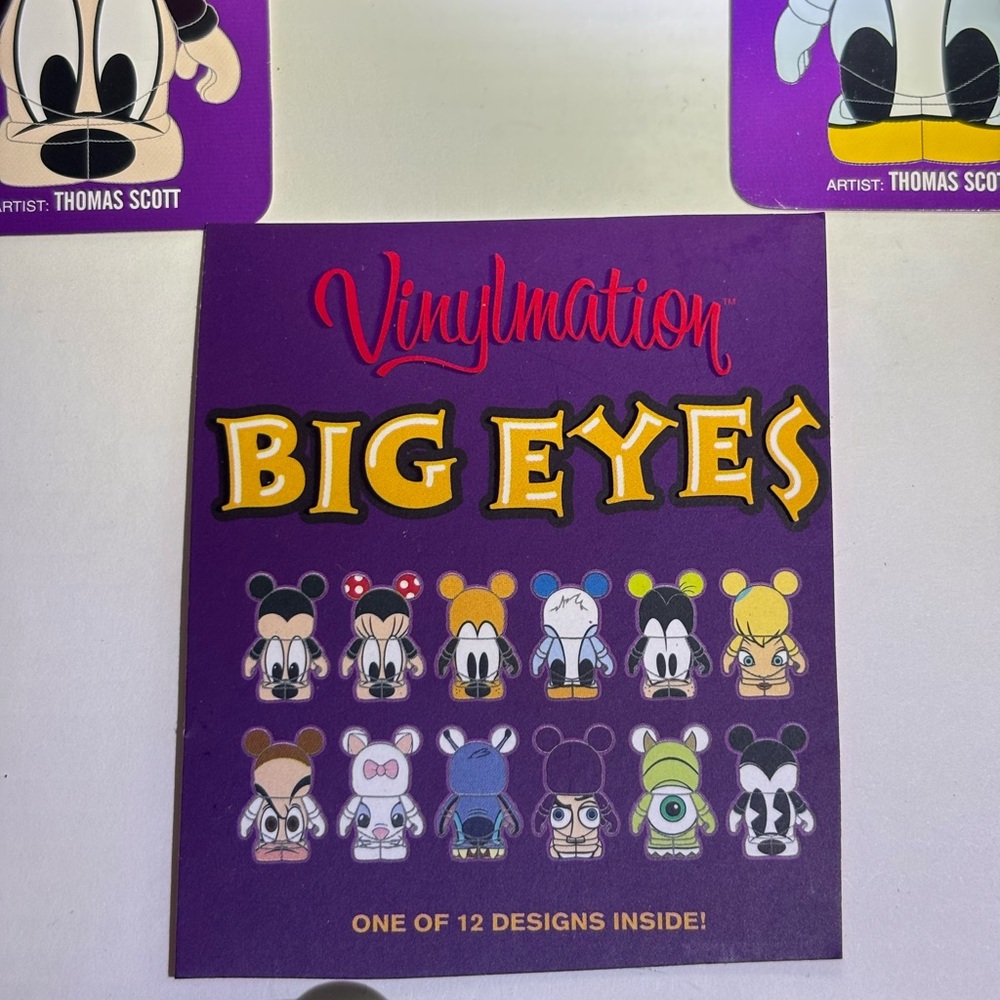 Vinylmation “Big Eyes” Collection 12 3” Disney characters